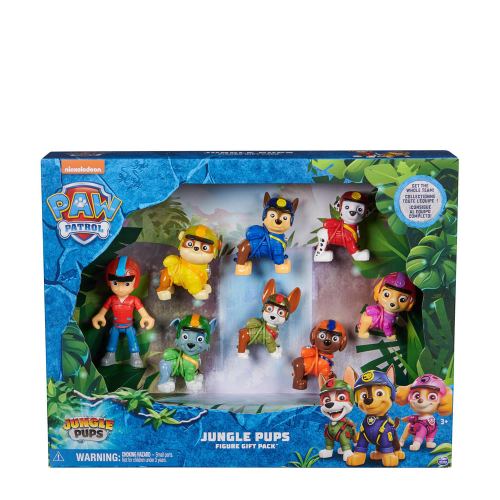 PAW Patrol Rescue Knights - Ryder & Pups Gift Set with 8 Action Figures