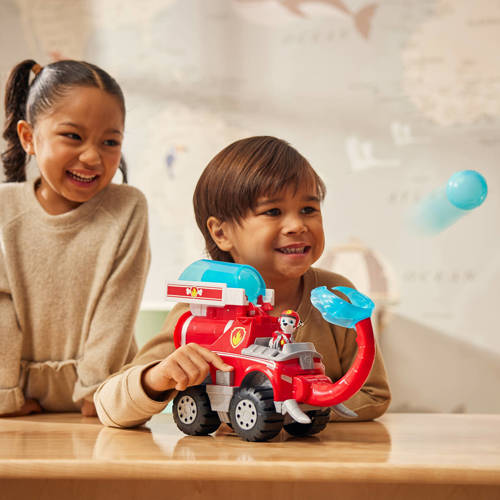 Paw Patrol Jungle Pups Marshall's Olifant brandweerwagen met projectielwerper Speelvoertuig