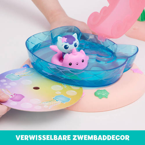 Gabby's Dollhouse Gabby s Poppenhuis kattastisch zwembad speelset