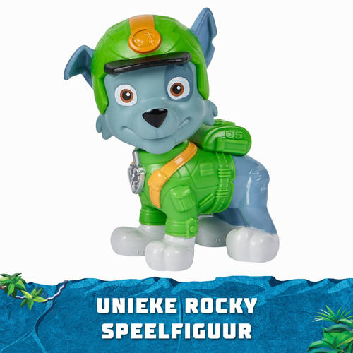 Paw Patrol Jungle Pups Rocky's Schildpad voertuig Speelvoertuig
