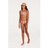 Protest crop bikini met lurex PRTSHEILA JR roze/groen