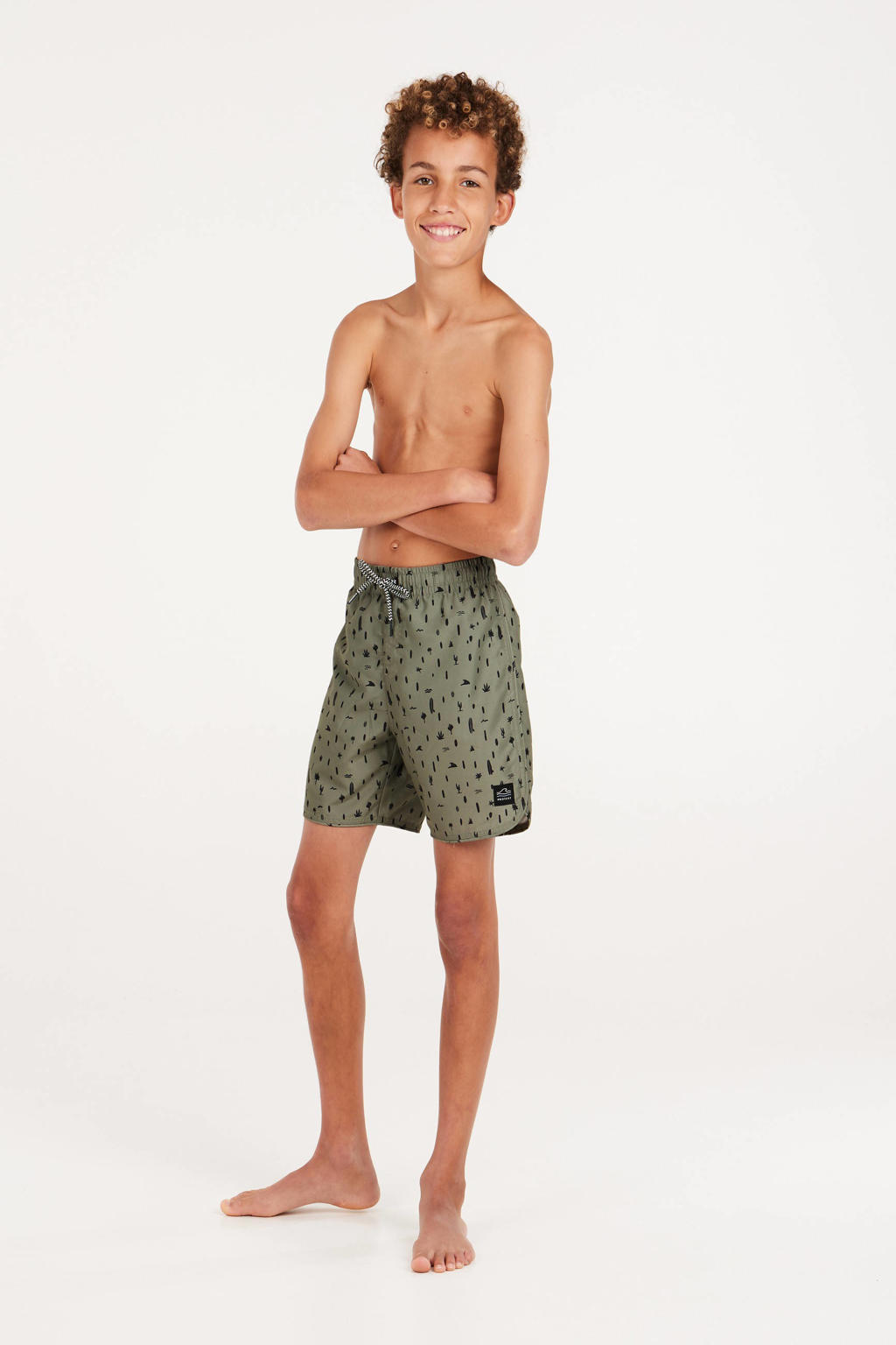 Protest zwemshort PRTSAUL JR groen