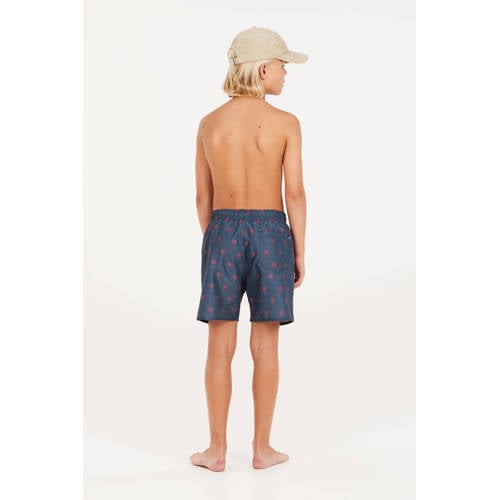 Protest zwemshort PRTFONZ JR donkerblauw Jongens Polyester All over print 104