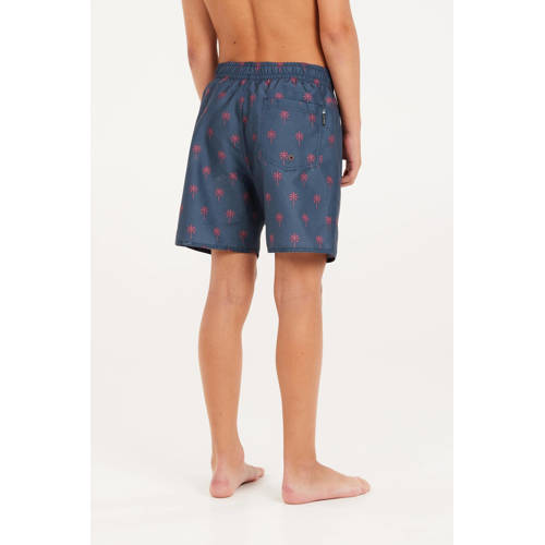 Protest zwemshort PRTFONZ JR donkerblauw Jongens Polyester All over print 104