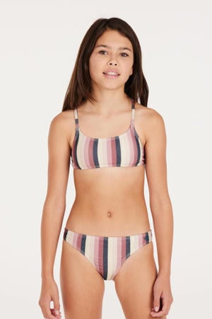 crop bikini met lurex PRTSHEILA JR roze/donkerblauw