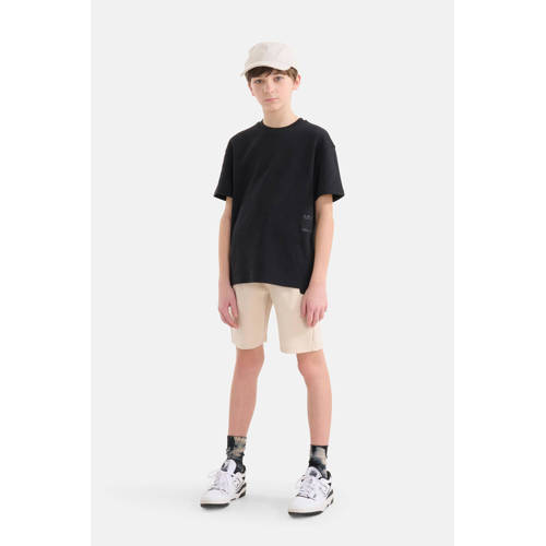 Shoeby sweatshort zand Korte broek Beige Jongens Katoen Effen 98 104