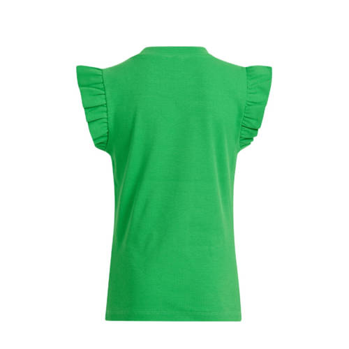 Shoeby T-shirt groen Meisjes Katoen Ronde hals Effen 98 104