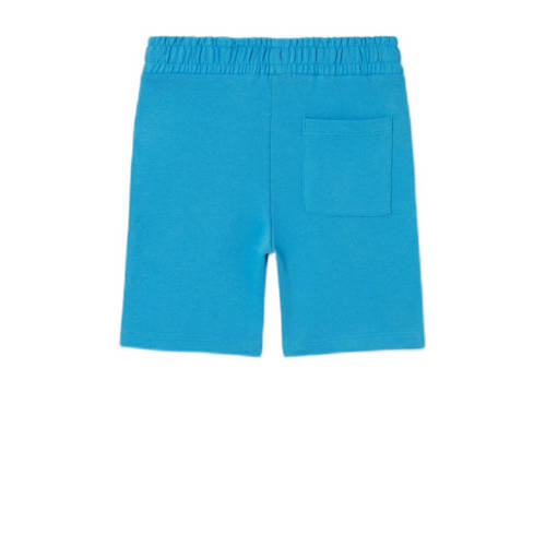name it KIDS sweatshort NKMDALOVAN met printopdruk blauw Korte broek Printopdruk 116