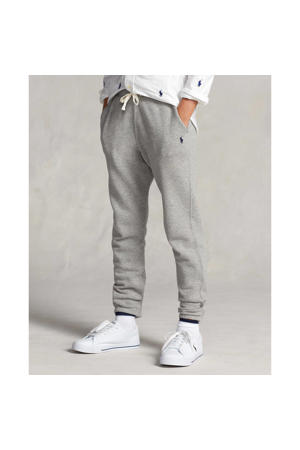 joggingbroek met logo grijs