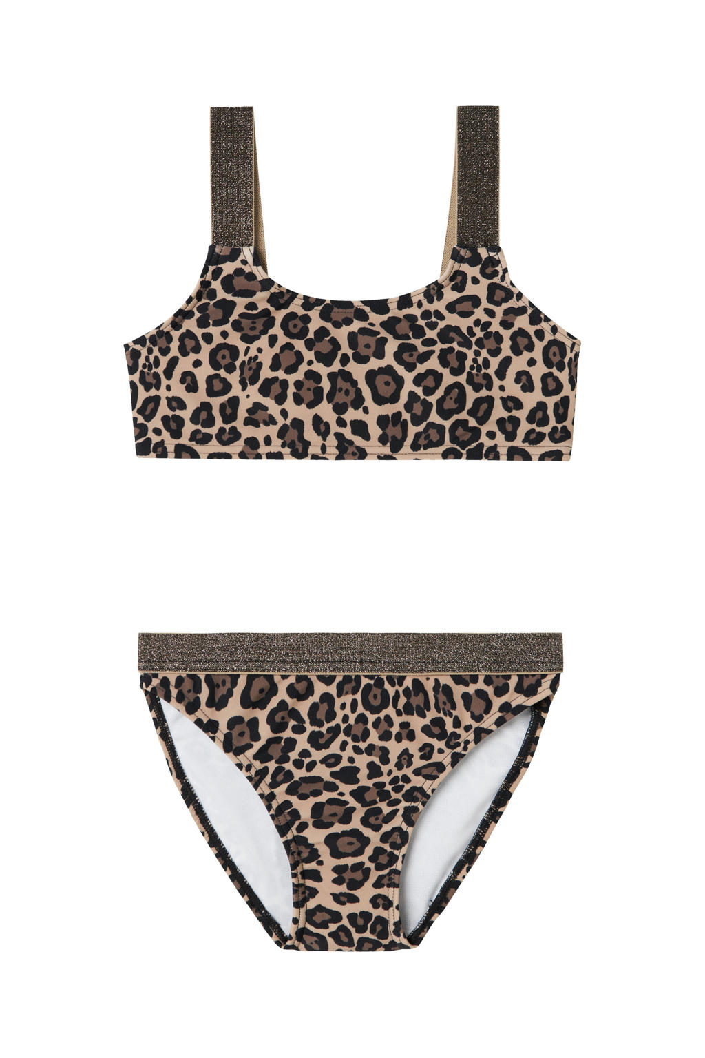 NAME IT KIDS crop bikini NKFZERIA bruin
