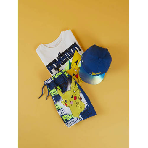 Name it KIDS Pokemon zwemshort NKMMAKHI met printopdruk blauw Jongens Polyester 146