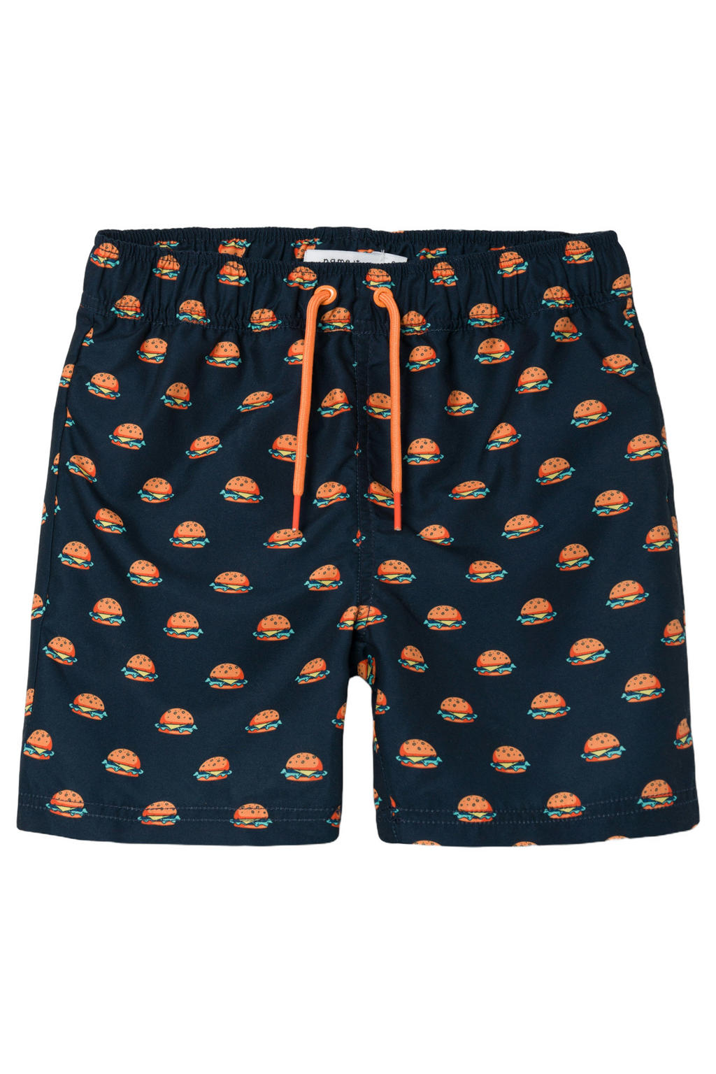 NAME IT KIDS zwemshort NKMZADDI met all over print donkerblauw