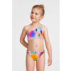 NAME IT KIDS one shoulder bikini NKFZELIA roze/blauw/oranje