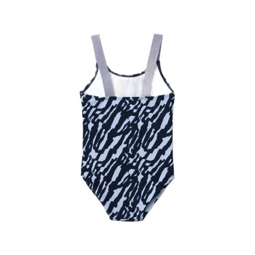 name it KIDS badpak NKFZERIA blauw Meisjes Polyamide All over print 122 128