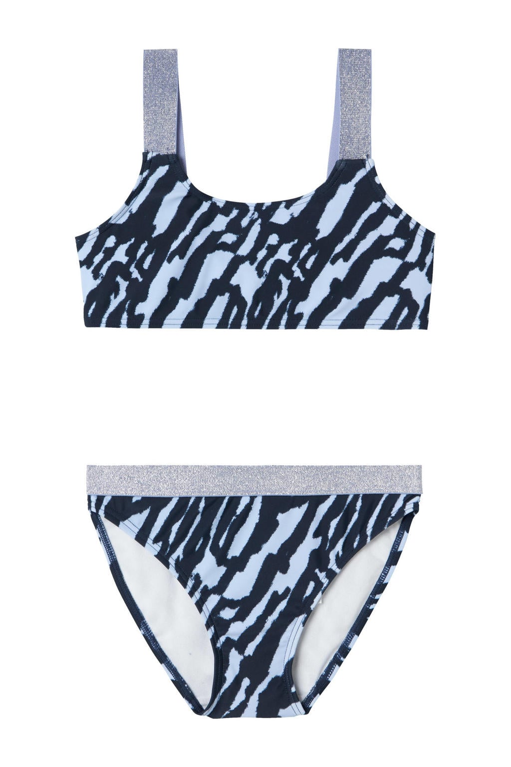 NAME IT KIDS crop bikini NKFZERIA blauw