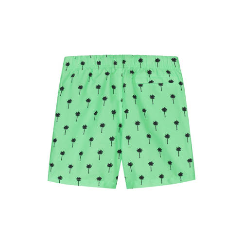 Shiwi zwemshort neon groen Jongens Gerecycled polyester All over print 146 152