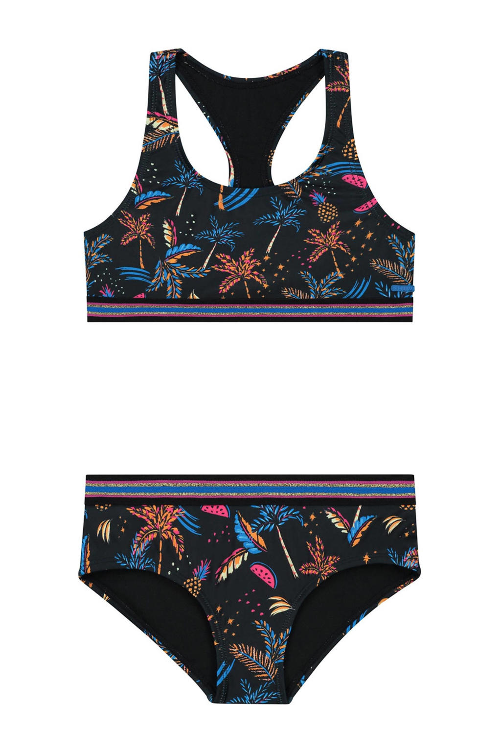 Shiwi crop bikini Charlie zwart