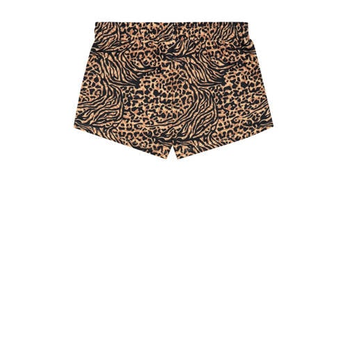 Shiwi zwemshort Sil bruin Bikini Meisjes Polyester Panterprint 134 140