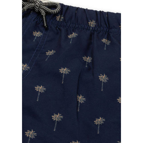 Shiwi zwemshort donkerblauw Jongens Gerecycled polyester All over print 134 140