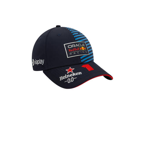 new era Jr. Red Bull Racing pet Blauw Jongens Meisjes Katoen Logo