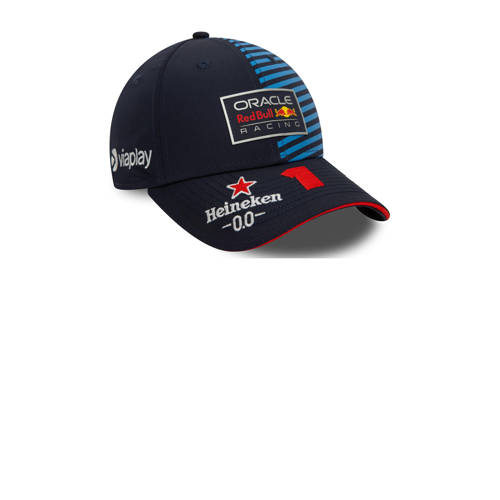new era Jr. Red Bull Racing pet Blauw Jongens Meisjes Katoen Logo