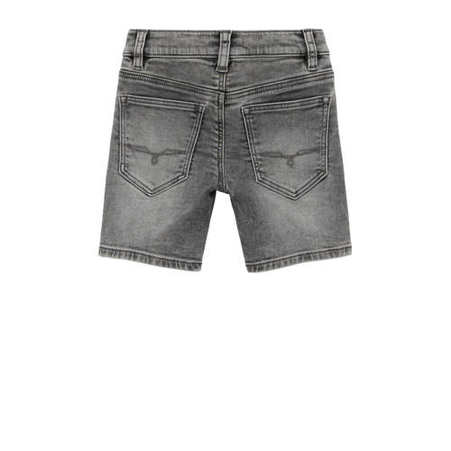 s.Oliver denim short grey denim Grijs Effen 92 | Denim short van