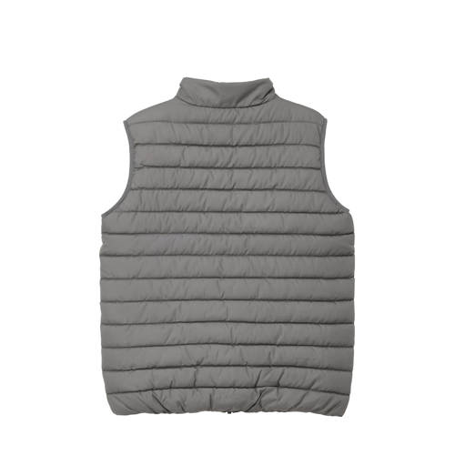 s.Oliver bodywarmer lichtgrijs Meisjes Polyester Opstaande kraag Effen 140