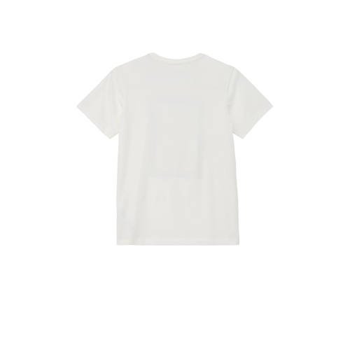 s.Oliver T-shirt met printopdruk wit Jongens Katoen Ronde hals Printopdruk 134 140