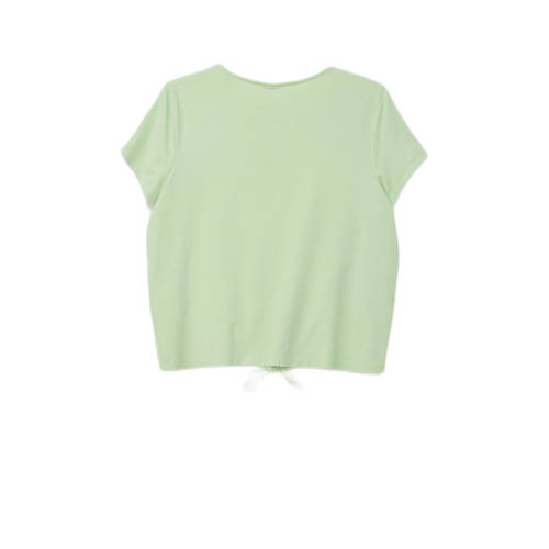 s.Oliver T-shirt lichtgroen Meisjes Modal Ronde hals Effen 170 176