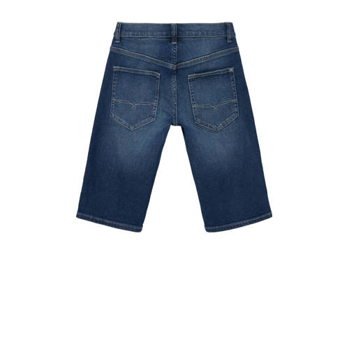 S.Oliver denim short donkerblauw Korte broek Jongens Katoen Effen 134