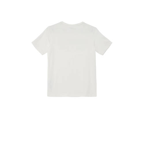S.Oliver T-shirt met printopdruk wit Jongens Katoen Ronde hals Printopdruk 140