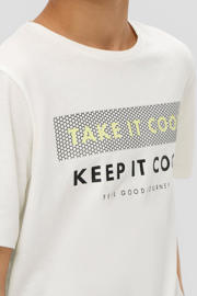 thumbnail: s.Oliver T-shirt met printopdruk wit