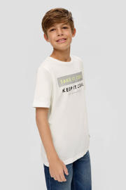 thumbnail: s.Oliver T-shirt met printopdruk wit