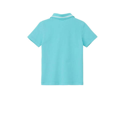 s.Oliver polo turquoise Blauw Jongens Katoen Polokraag Effen 92 98