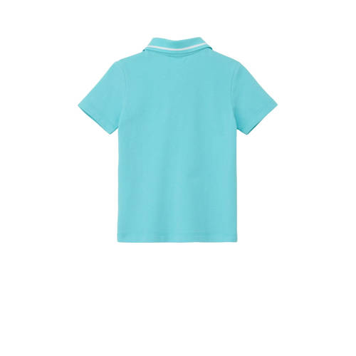 S.Oliver polo turquoise Blauw Jongens Katoen Polokraag Effen 104 110