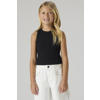 NAME IT KIDS top NKFNAKAL SL CROP TOP NOOS zwart