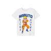 NAME IT KIDS T-shirt NKMMACAR NARUTO met printopdruk wit