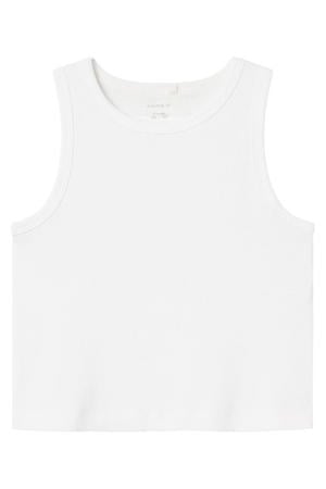 top NKFNAKAL SL CROP TOP NOOS wit
