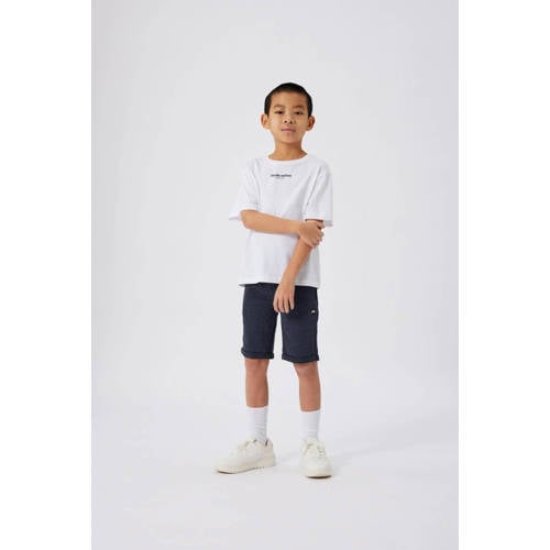 name it KIDS sweatshort NKMVIMO donkerblauw Korte broek Effen 116