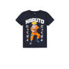 NAME IT KIDS T-shirt NKMMACAR NARUTO met printopdruk donkerblauw