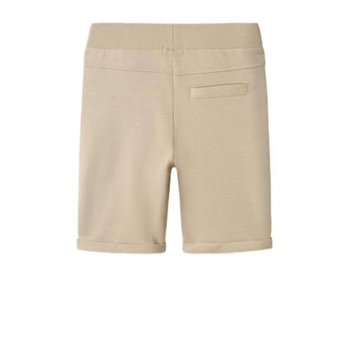 name it KIDS sweatshort NKMVIMO beige Korte broek Effen 122