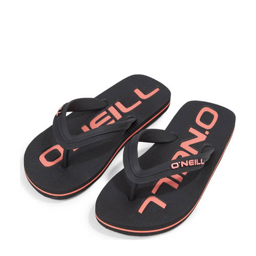 O'Neill Profile Logo Sandals teenslippers zwart/roze Meisjes Rubber