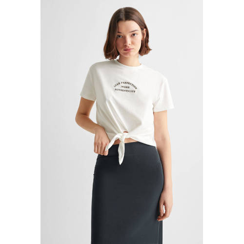 Mango Kids rok antraciet Grijs Meisjes Modal Effen 152(XXS)