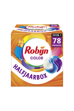 Robijn Classics Color 3-in-1 Wascapsules - 3 x 26 wasbeurten - voordeelverpakking - 78 wasbeurten