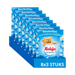 Geurbuiltjes Morgenfris voor kledingkast  - 8 x 3 stuks