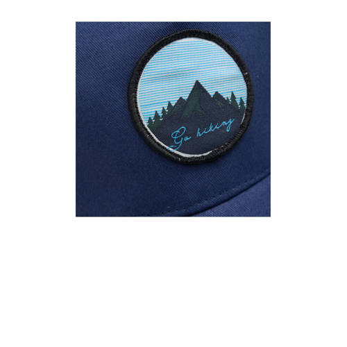 Color kids pet blauw zwart Katoen Meerkleurig 52