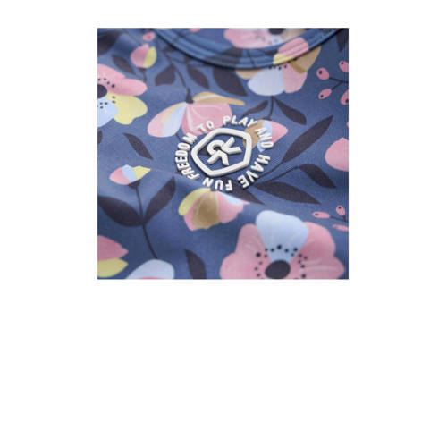 color kids Sporttop Blauw Meisjes Polyester Ronde hals All over print 140