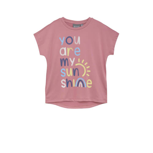 Color Kids T-shirt oudroze Meisjes Polyester Ronde hals Effen - 116