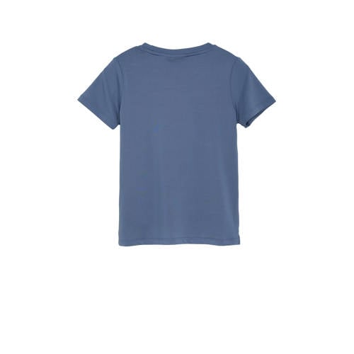 Color kids T-shirt met printopdruk blauw Meisjes Polyester Printopdruk 164