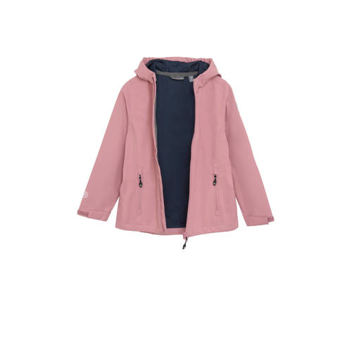 color kids outdoor jas oudroze Jongens Meisjes Polyester Capuchon 152
